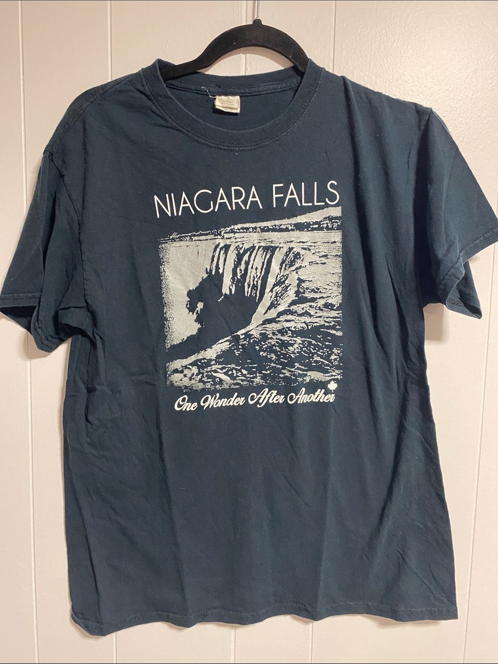 Niagara Falls Graphic Tee - Navy Blue